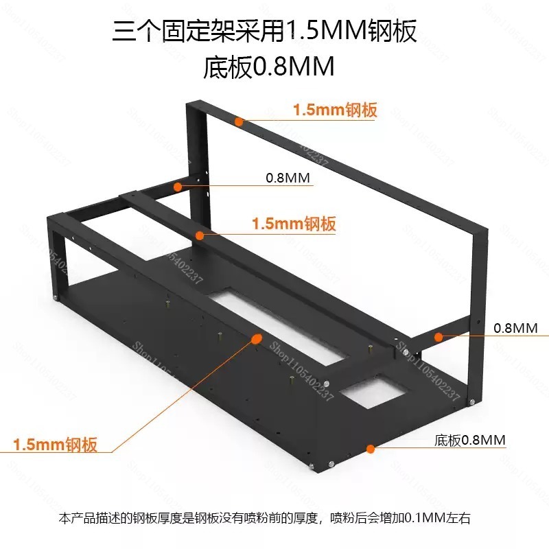 Rama do konstrukcji urządzenia – Gpu Mining Rig Frame 8 Gpu recenzja i cena